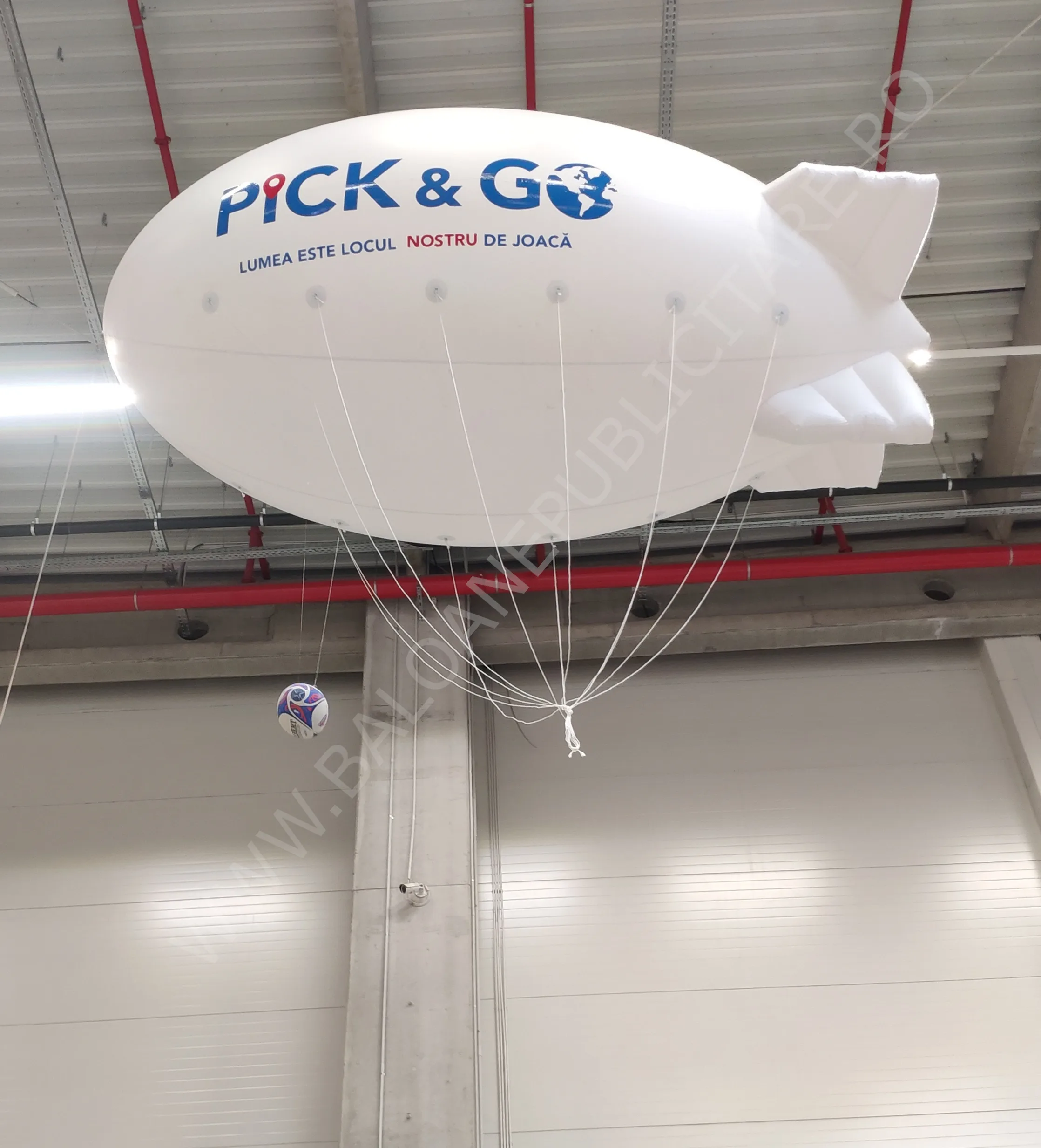 Balon publicitar cu heliu, proiect 2025